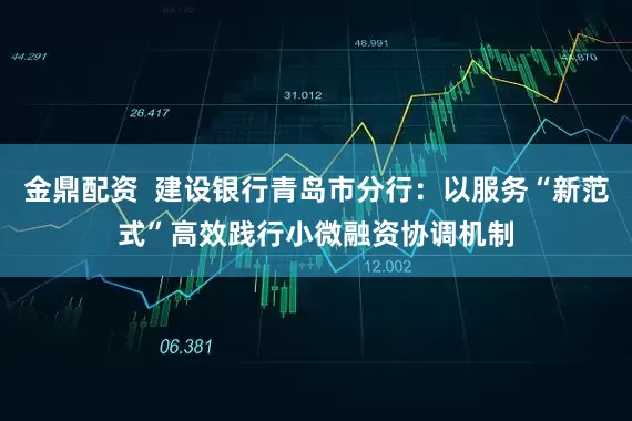 金鼎配资  建设银行青岛市分行：以服务“新范式”高效践行小微融资协调机制
